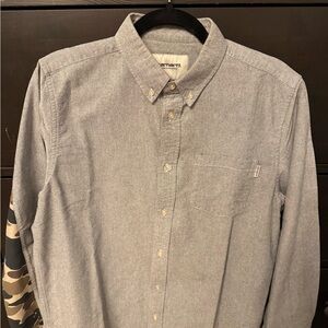 Carhartt WIP Gray Button Down Shirt
